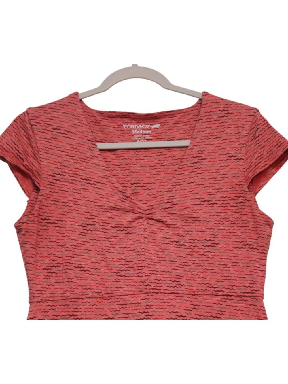 Toad & Co Rosemarie Dress Size Medium Organic Cotton Eco Camping Outdoor Hiking - Picture 2 of 13